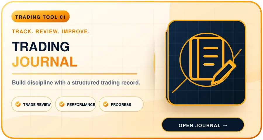 Trading Journal premium tool banner